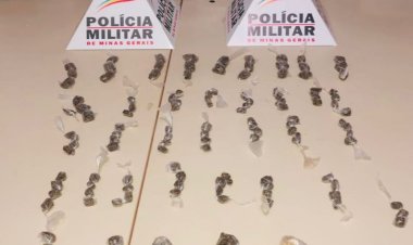 Jovem de 19 anos é preso em Peçanha por tráfico de drogas 