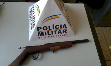 Homem de 37 anos é preso por porte ilegal de arma de fogo em Divinolândia de Minas