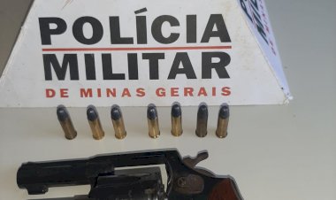PM de Materlândia prende homem por porte ilegal de arma durante Operação da Semana do Trânsito