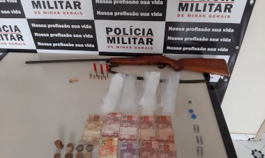 Autor é preso após ser flagrado comercializando drogas no meio da rua em Coroaci