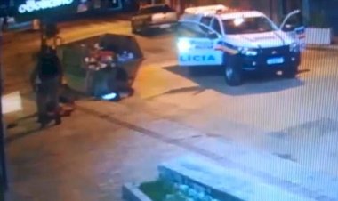 Graças ao projeto Olho Vivo implantado pelo 65º BPM na cidade de Guanhães,  bandido é preso, antes mesmo que o proprietário  soubesse que sua loja  havia  sido roubada.