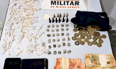 Políciais Militares do 65 BPM prendem traficantes e apreende grande quantidade de drogas na cidade de Coluna