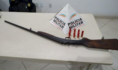 PM de Gonzaga evita homicídio entre irmãos e realiza prisão de autor por porte ilegal de arma de fogo
