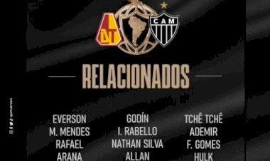 Galo terá desfalques de Réver, Zaracho e Vargas para a estreia diante do Tolima
