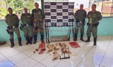 Homem é preso por suspeita de caça predatória em Ferros