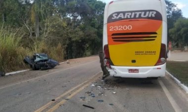 Mulher morre após grave acidente na MGC-120, em Ferros