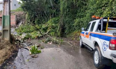 Ciclone extratropical causa deslizamentos e derruba estruturas em Santa Catarina
