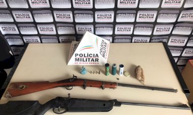 Homem é preso por posse ilegal de arma de fogo em Santa Maria do Suaçuí