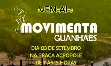 MOVIMENTA GUANHÃES: Profissionais do esporte e da saúde se unem em prol de um dia dedicado à prática de atividades físicas