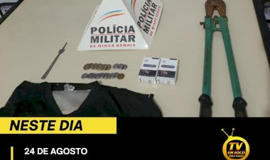 Autor de Furtos é preso na cidade de Santa Maria do Suaçuí