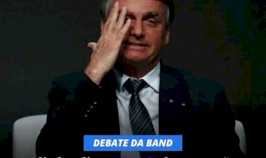 INDEFINIDO  O presidente Jair Bolsonaro não quer ir ao debate presidencial realizado pela Band no próximo domingo, 28.