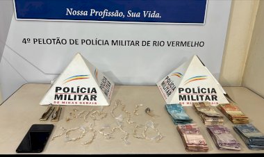 TRAFICANTE É PRESO NA CIDADE DE  RIO VERMELHO