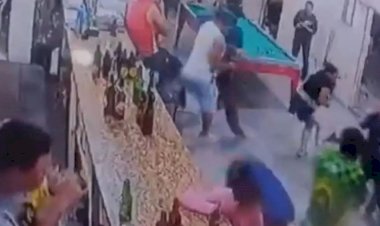 Homem é morto e criança é baleada em bar de Contagem; veja vídeo