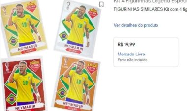 Figurinha rara de Neymar que custava R$ 9.000 é encontrada a R$ 4,99