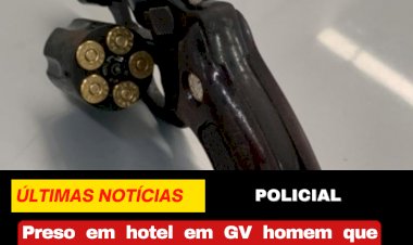 Preso em hotel em GV homem que matou a esposa na noite de natal em Gonzaga