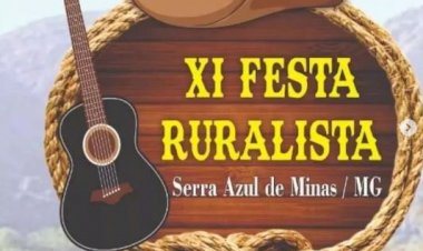 Vem aí a XI Festa Ruralista de Serra Azul de Minas