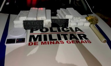 PM apreende 20kg de maconha em casa abandonada no bairro Santos Dumont