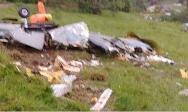 Sobe para sete o número de mortos na queda de avião em Itapeva