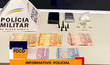 DUAS PESSOAS FORAM PRESAS EM GUANHÃES POR TRÁFICO DE DROGAS