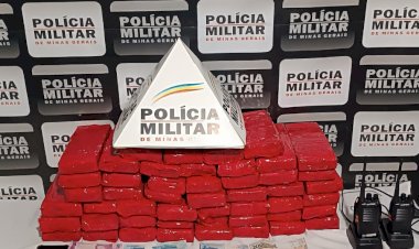 62º BPM/Raul Soares – PM intercepta veículos suspeitos de transporte de drogas e apreende 52 barras de maconha