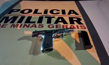 Polícia Militar Rodoviária apreende pistola durante operação de fiscalização na Rodovia MGC 120