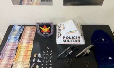 Dois são presos por tráfico de drogas em Governador Valadares; um deles é suspeito de homicídio e outros seis crimes segundo a PM