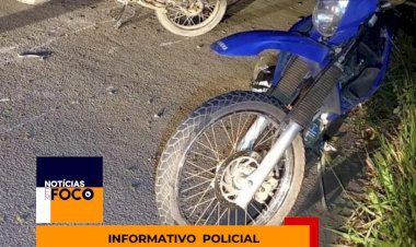 Acidente na MGC259 envolvendo motocicletas e animal na pista deixa vítimas com escoriações leves