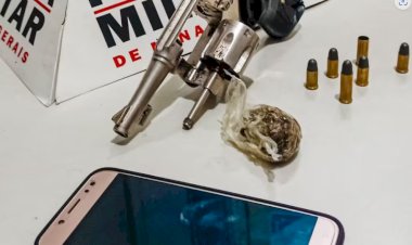 Homem ameaça mulher, atira em policiais e é preso em MG