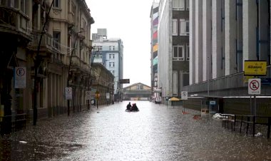 Nível do Guaíba supera o da cheia histórica de 1941 pela segunda vez; lago subiu 14 cm em 4 horas