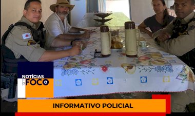 Agricultores expressam gratidão pela presença da patrulha rural em suas propriedades
