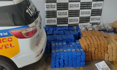 PM encontra mais de 1.200 tabletes de maconha em Compass capotado em rodovia de MG