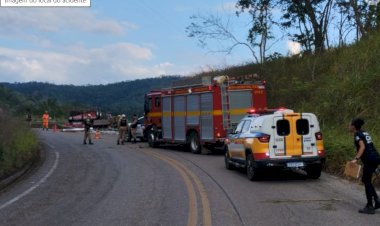 Motorista de caminhão morre após ultrapassagem em Minas Gerais