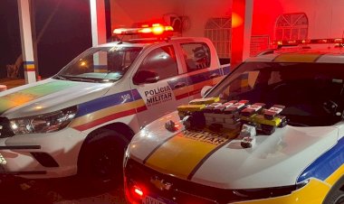 Trio é preso após arremessar maconha em rodovia durante perseguição em MG