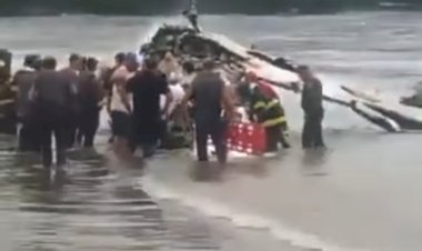 Queda de avião em Ubatuba,litoral de São Paulo