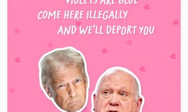 No Valentine's Day, Casa Branca compartilha poema com migrantes como alvo