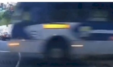 Um vídeo, gravado dentro de um carro, mostra o momento em que o ônibus da linha 9503 colidiu contra a estrutura lateral do túnel do Complexo da Lagoinha, na região central de Belo Horizonte, na noite dessa quinta-feira (14).