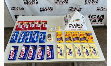 EM UBERABA Homem é preso suspeito de furtar chocolate e queijos de supermercado;