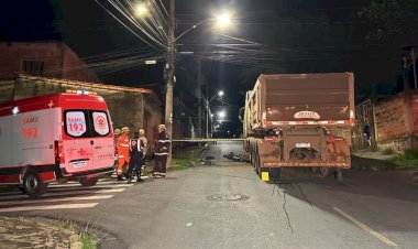 Motociclista morre em acidente com carreta