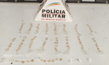 Homem com tornozeleira eletrônica é preso com mais de 100 pedras de crack em Divinópolis