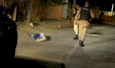 Homem de 26 anos é morto a tiros e duas mulheres são baleadas em Jaíba