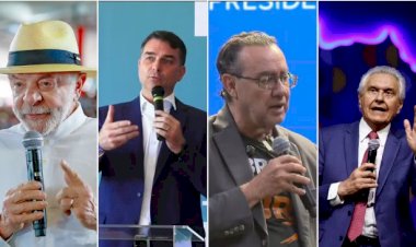 Lula, Flávio Bolsonaro, Caiado e Augusto Cury iniciam propaganda eleitoral no rádio e na TV; o que esperar da estreia