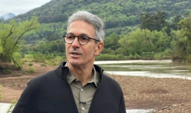 No Rio Grande do Sul, Zema defende a construção de barragens e melhorias no monitoramento climático