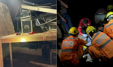 Estrutura desaba durante Exposete e deixa 12 pessoas feridas