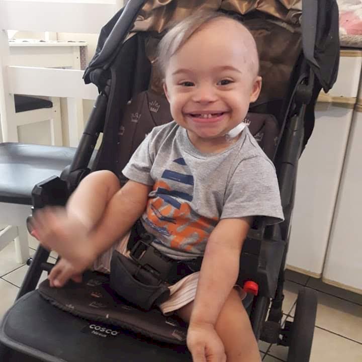 Criança de 2 anos com síndrome de Down que fazia tratamento de leucemia rara, morre pela Covid-19; “Deus fortalecia ele em todo momento, ele me ensinou o que é ser determinado”, conta a mãe