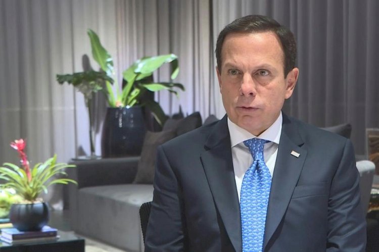 Governador de São Paulo, João Doria está com Covid-19