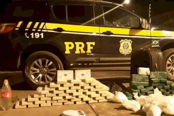 PRF apreende R$ 7 milhões em pasta base de cocaína e maconha em Patos de Minas