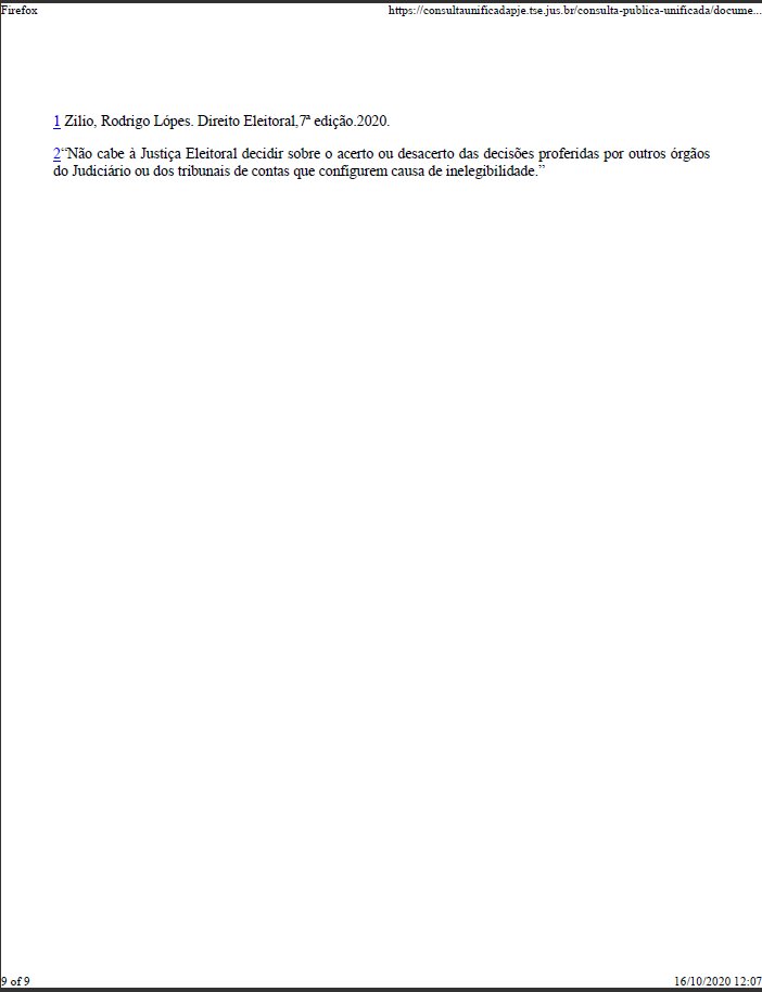 Candidato a prefeito tem candidatura impugnada em Materlândia / MG