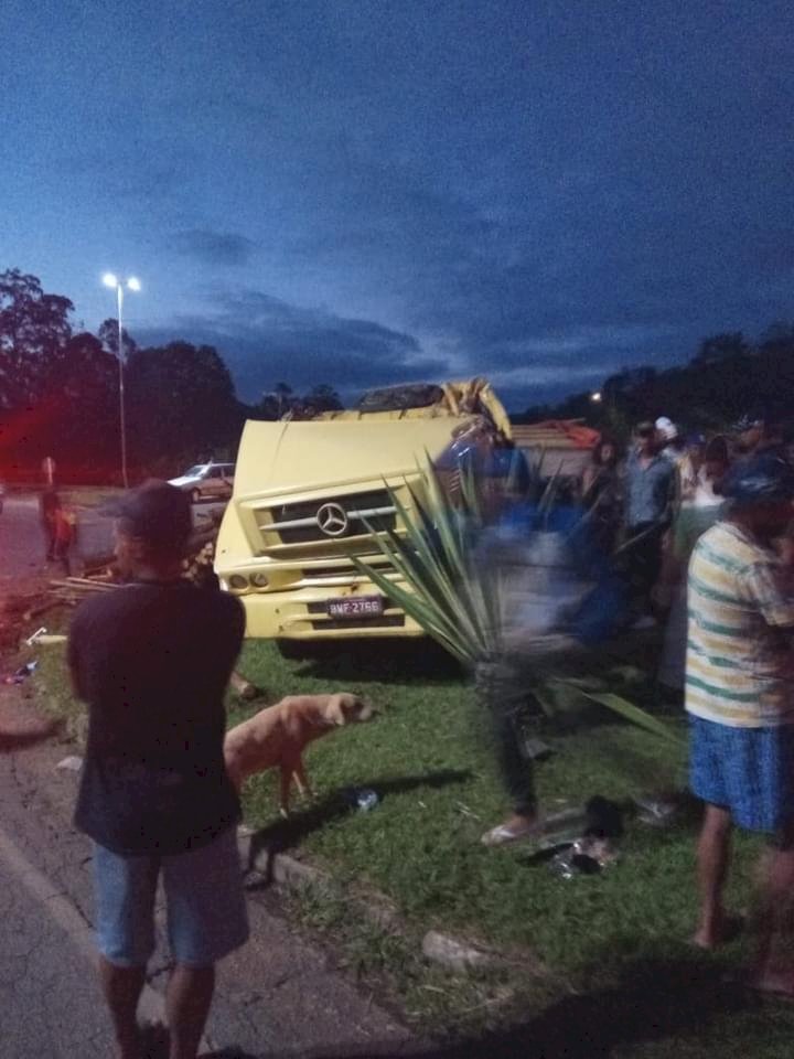 Acidente envolvendo caminhão deixa vítima fatal na LM-505 em Virginópolis