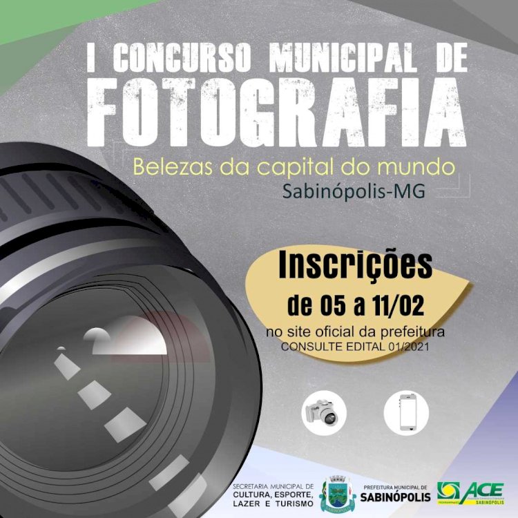 Concurso premiará fotógrafos no aniversário de Sabinópolis