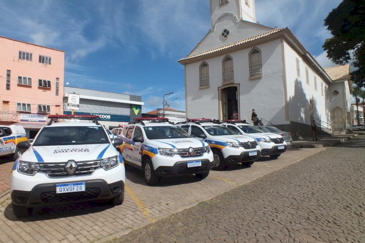 Polícia Militar de Guanhães realiza cerimônia para recebimento de novas viaturas do Governo de Minas